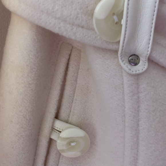 White cream wool Coat with belt - Picture 7 of 13